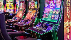 Meja Caribbean Stud Poker berbeda di dewislot